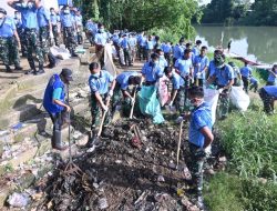 Lanud Sultan Hasanuddin Bersama Satuan TNI AU Wilayah Makassar, Gelar Karya Bakti di TPI dan Pasar Batangase, Maros