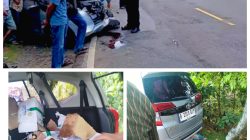 Tabrakan Adu Banteng di Jalinsum Kalianda-Bakauheni, Dua Minibus Ringsek: Dugaan Miras Ilegal Bertebaran di TKP