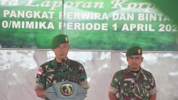 Kodim 1710/Mimika Gelar Acara Laporan Korps Kenaikan Pangkat