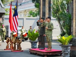 Pererat Kemitraan Strategis, Panglima TNI Terima Courtesy Call Panglima Angkatan Tentera Malaysia