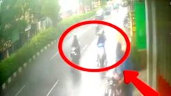 Maling Motor di Sukomanunggal Surabaya, Nekat Beraksi Saat Situasi Ramai