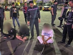 Satsamapta Polrestabes Surabaya Menggagalkan Tawuran Gangster 8 Pelaku Diamankan
