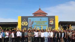 Peran Masyarakat Jadi Kunci Kamtibmas, Polres Lampung Selatan Gelar Apel 1.000 Kentongan