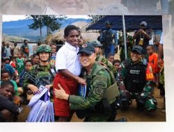 Koops TNI Habema Berbagi Kasih: Bagikan Sembako, Makan Bergizi Gratis, dan Pelayanan Kesehatan kepada Masyarakat Distrik Gome