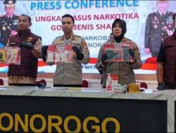 Polres Ponorogo Amankan Pengedar Narkoba Asal Madiun, Sita 301 Gram Sabu