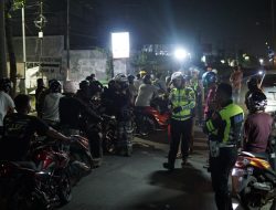 Satlantas Polres Tuban Tindak Tegas Aksi Balap Liar, 71 Unit Motor di Amankan