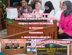 Kejaksaan Negeri Magetan Hadirkan 4 Saksi, 2 dari Polres 2 dari Pegawai Kejaksaan Sendiri