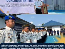 Komitmen Tegas, Lapas Kalianda Deklarasikan Anti HALINAR Bersama Pegawai dan WBP