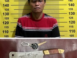 Polsek Sukomanunggal Surabaya, Tangkap Begal Yang Menggunakan Pisau Dapur 