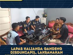 Lapas Kalianda Gandeng Disdukcapil, Laksanakan Perekaman Data Kependudukan WBP dalam Rangka HBP ke-62