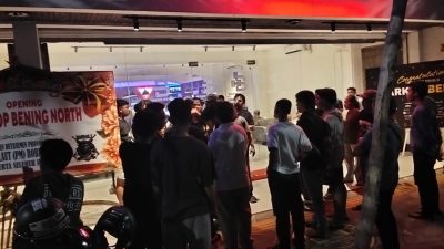 Warkop Bening di Kapasari Surabaya, Pengunjung di Kejutkan Aksi Dugaan Pencurian Helm