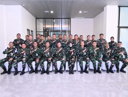 Komandan Lanud Sultan Hasanuddin Pimpin Laporan Korps Kenaikan Pangkat 21 Perwira