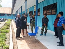 Koramil 1714-01/Ilu Sinergitas dengan Polri dan Pemerintah Daerah dalam Kegiatan TKA serta Bahas Pemeliharaan Aset Sekolah di SMPN 1 Ilu