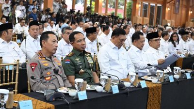 Panglima TNI Hadiri Rapat Kerja Pemerintah di Istana 7