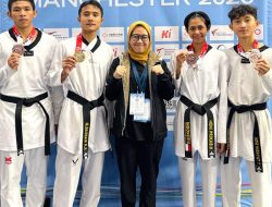 Tim Pelatnas Taekwondo Indonesia Sabet 4 Medali di British Taekwondo International Open 2026 Manchester, Inggris