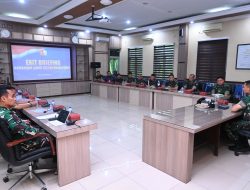 Danlanud Sultan Hasanuddin Pimpin Exit Briefing, Sampaikan Apresiasi dan Pesan Profesionalisme