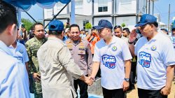 Panglima TNI Dampingi Presiden RI Prabowo Subianto Panen Raya Udang di Kebumen