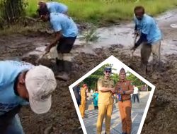 Dinas PUPR Lamsel Pastikan Jalan Gunung Terang-Merak Belantung Diperbaiki 2,2 Km Tahun Ini, Tanggapi Aksi Gotong Royong Warga
