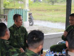 Wapangkoops TNI Habema Tinjau Kesiapsiagaan Prajurit di Pos Kotis Dekai