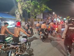 Patroli Pleton Siaga Polres Pasuruan Kota Amankan 14 Motor Diduga Balap Liar