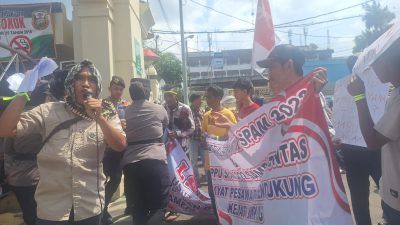 LSMB Geruduk Kejati Lampung, Desak Usut Aktor Intelektual dan Dugaan TPPU Bupati Pesawaran Nanda Indira di Kasus Korupsi SPAM Rp 8,2 Miliar