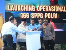 Dari Jawa Timur, Presiden Prabowo Groundbreaking 10 Gudang Pangan Polri dan Luncurkan 166 SPPG