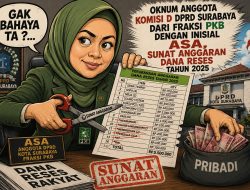 Diduga Sunat Anggara Dana Reses Tahun 2025, Oknum Anggota Komisi D DPRD Kota Surabaya Dari Fraksi PKB Akan Dilaporkan AMI ke Kejaksaan