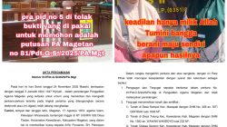 Lebih Mudah Seekor Unta Melewati Lubang Jarum, Dugaan Gambaran Kukum di Magetan