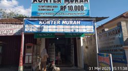 Conter HP “Murah” di Samping RSUD Bob Bazar Kalianda Dibobol, Maling Gasak Uang Rp7 Juta dan 1 Unit Vivo V17