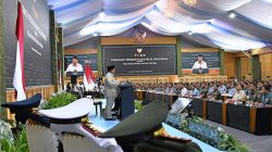 Panglima TNI Dampingi Presiden Berikan Taklimat kepada 1.500 Komandan Satuan TNI di Unhan Bogor