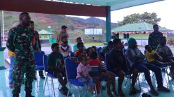 Kodim 1714/Puncak Jaya Gelar Nobar Piala Dunia 2026 Bersama Masyarakat