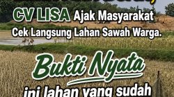 ‎Jangan Hanya Lihat Alat Berat, CV LISA Ajak Masyarakat Cek Langsung Lahan Sawah Warga