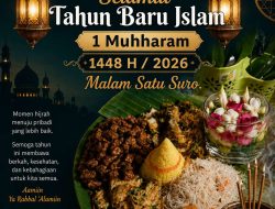 Segenap Redaksi & Wartawan Media Online transpos.id Mengucapkan: SELAMAT TAHUN BARU ISLAM 1 MUHARRAM 1448 HIJRIAH / TAHUN 2026 MASEHI