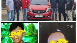 Gerak Cepat Polisi, Mobil Honda Brio Merah Hasil Curanmor di Pantai Sanggar Ditemukan di Candipuro, 2 Penadah Diamankan 2