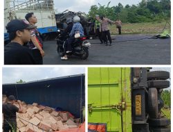 Tabrakan Beruntun 3 Truk Fuso di Jalinsum Penengahan, 2 Orang Tewas dan 3 Luka-Luka Diduga Akibat Rem Blong 2