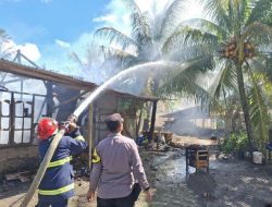 Rumah ditinggal kondangan terbakar, Polisi Minta Warga Saat Musim Kemarau