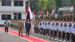 Panglima TNI Dampingi Menhan RI Terima Kunjungan Wakil Perdana Menteri sekaligus Menteri Negara Urusan Pertahanan Qatar
