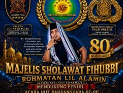Majelis Sholawat Fihubbi Rohmatan Lil Alamin Dukung Penuh HUT Bhayangkara ke-80, Siap Sukseskan Sholawat Akbar PW FRN Counter Polri di Banyuwangi