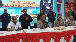 Polresta Sidoarjo Ungkap Peredaran Narkotika Jaringan Internasional, Dua WNA Diamankan