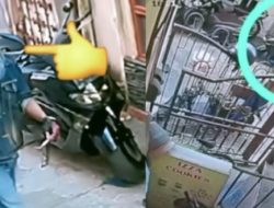 Aksi Pelaku Terekam CCTV: Maling Motor Berhasil Gasak di Kawasan Nyamplungan Surabaya Utara