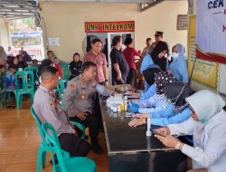 Sambut Hari Bhayangkara ke-80, Polres Lampung Selatan Gelar Bakti Kesehatan: 37 Anak Disunat, 51 Donor Darah, 285 Warga Cek Kesehatan Gratis