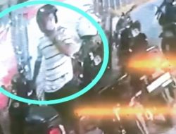 Viral di Medsos, Maling Motor di Ketintang Surabaya Pelaku Gunakan Helm & Masker Saat Melancarkan Aksinya