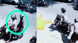Aksi Dua Pelaku Curanmor Terekam Kamera CCTV: Dijalan KH. Moh. Kholil, kabupaten Bangkalan