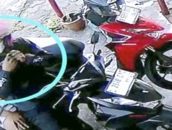Aksi Pelaku Terekam CCTV: Honda Beat Warna Hitam Hilang Dalam Sekejap di Ngagel Jaya Surabaya