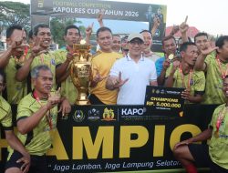Kapolres Cup Hari Bhayangkara ke-80 Resmi Ditutup, All Star Sragi dan SMA Al Huda Jati Agung Raih Gelar Juara
