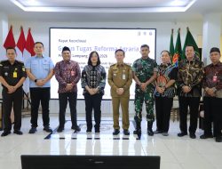 Kepala Kantor Pertanahan Lamsel Hadiri Rakor BPN Lampung, Bahas Hak Atas Tanah di Atas HPL Badan Bank Tanah untuk Percepat Reforma Agraria