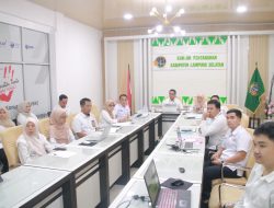 Kantor Pertanahan Lamsel Ikuti Desk Evaluasi Wawancara TPI ATR/BPN, Mantapkan Langkah Menuju WBBM