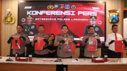 Polres Lamongan Ungkap Jaringan Ganjal ATM Lintas Daerah, 5 Tersangka Residivis Diamankan