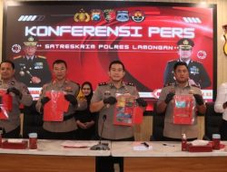 Polres Lamongan Ungkap Jaringan Ganjal ATM Lintas Daerah, 5 Tersangka Residivis Diamankan