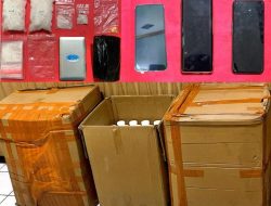 Polres Nganjuk Amankan Dua Tersangka Pengedar Narkoba Lintas Daerah dan 210,03 gram Sabu